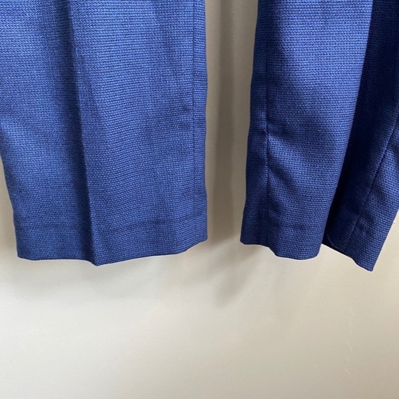 Lloyd & Jefferson London Men's Blue Lightweight‎ Straight Leg Dress Pants - Picture 5 of 12